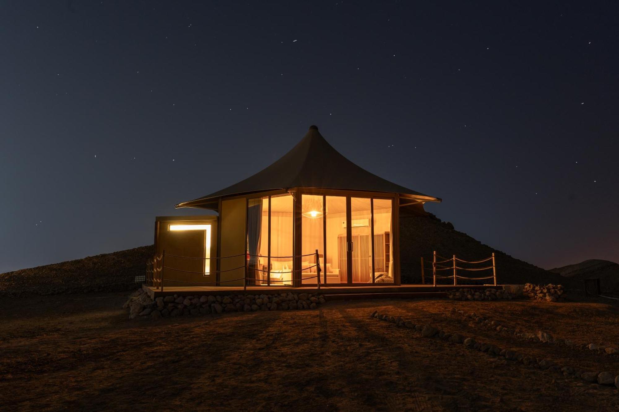 Pura Eco Retreat, Jebel Hafit Desert Park Al-Ain Eksteriør billede